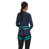 Mammut 4 Slide Harness – model wearing Dark ceramic harness, back view