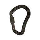 30kN Black Boa HMS Screwgate Carabiner