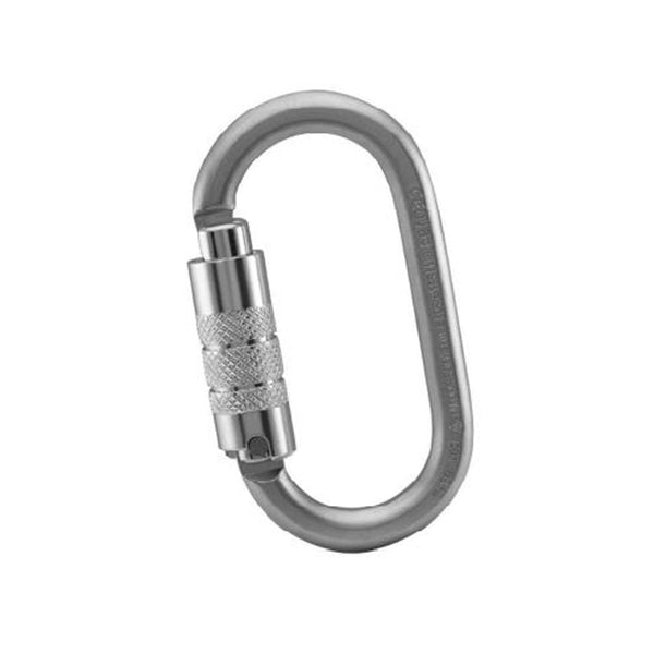 Steel Oval Twist Lock Carabiner