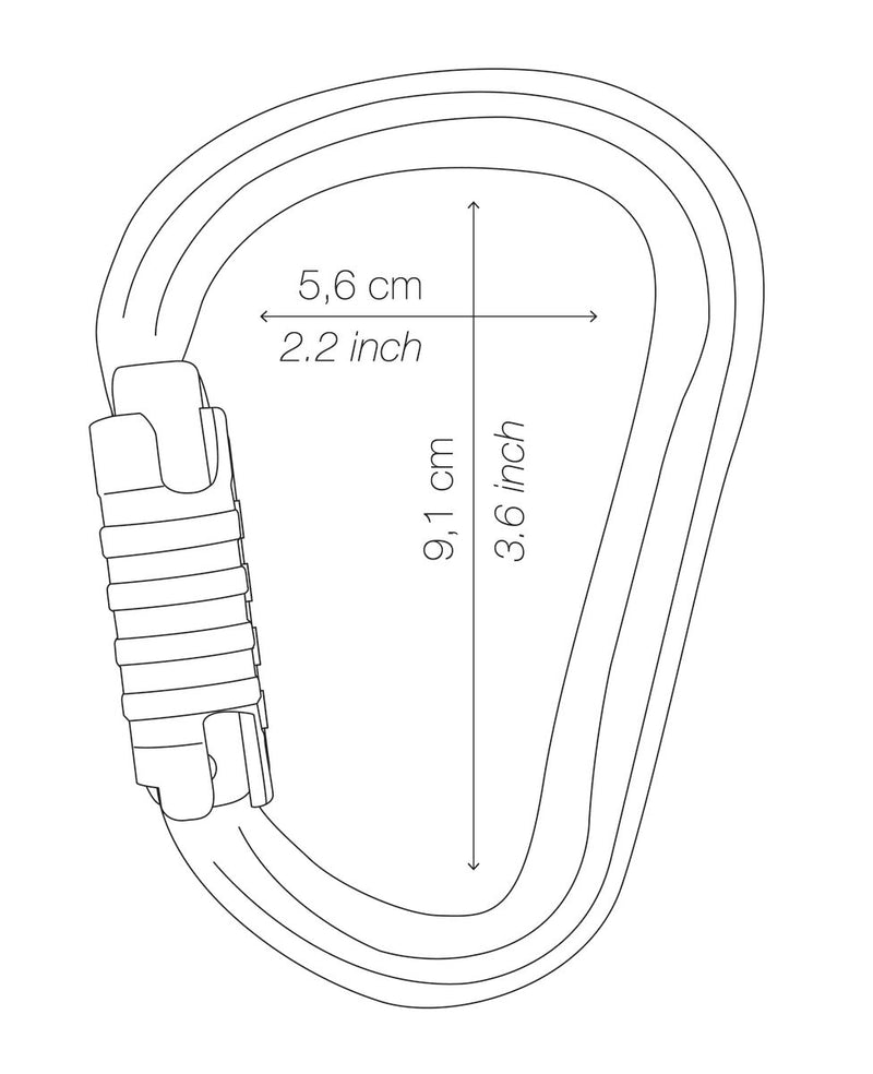 William HMS Ball-Lock Carabiner