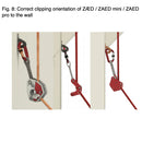 ZAED - Stainless Steel with Slider Locking Carabiner