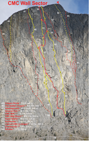 Rock Climbs of Mt. Yamnuska