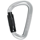 Mammut Classic HMS Twistlock Plus Carabiner – Light grey HMS locking carabiner, front view