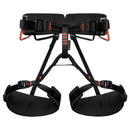 Mammut 4 Slide Harness – Black climbing harness, front view