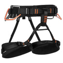 Mammut 4 Slide Harness – Black climbing harness, front view