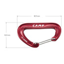 CAMP Nano 22 Rack Pack - 6 Carabiners - dimensions