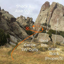 Climb-On Maps City of Rocks & Castle Rocks - A Climber's Map - sl1500