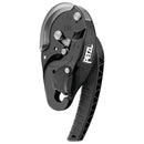 Petzl I'D S self-braking descender black - front view