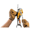 Petzl I'D S descender on rope - in use