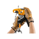 Petzl I'D S descender rope installation - in use