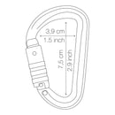 Petzl Sm'D Twist-Lock Carabiner - m39a view lowres