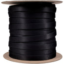 Sterling TechTape 1" Tubular Webbing – Black webbing, 300' spool