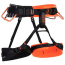Mammut 4 Slide Harness – Vibrant orange climbing harness, front view