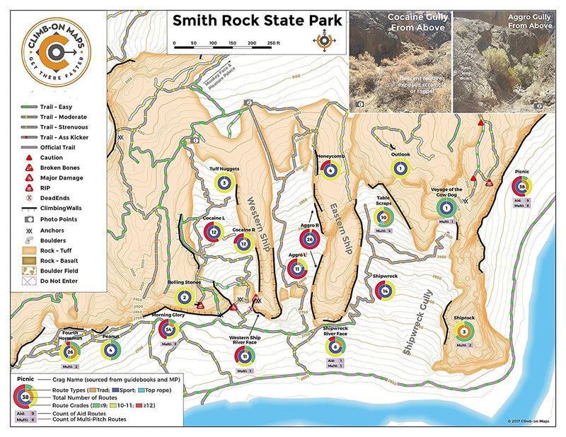 Smith Rock - A Climber's Map