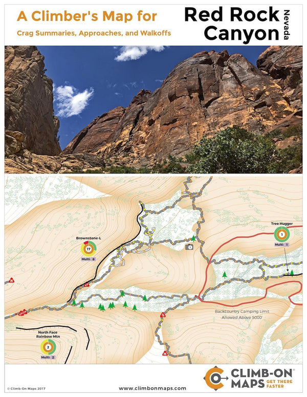 Red Rock Canyon - A Climber's Map