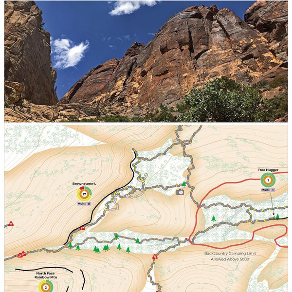 Red Rock Canyon - A Climber's Map