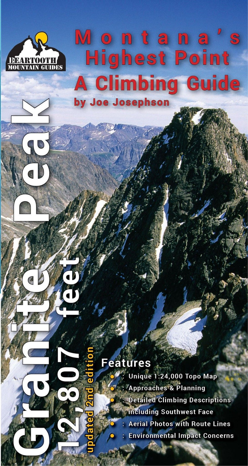 Granite Peak Map - A Climbing Guide