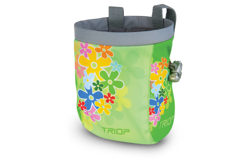 Green Flowers Chalk Bag