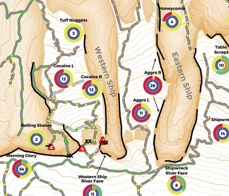 Smith Rock - A Climber's Map