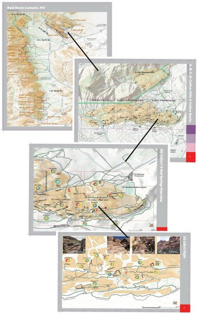 RED ROCK CANYON 楽譜 + CD Red Rock Canyon - A Climber's Map