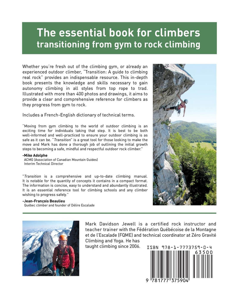 Transition - A guide to climbing real rock